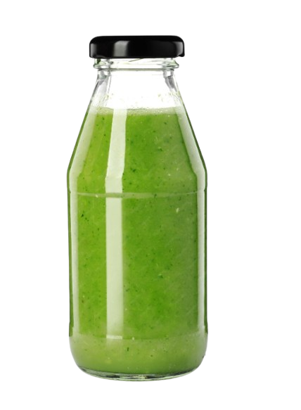 Green Juice Bottle